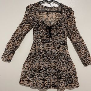 Zara brand new Dress stripe print NWT